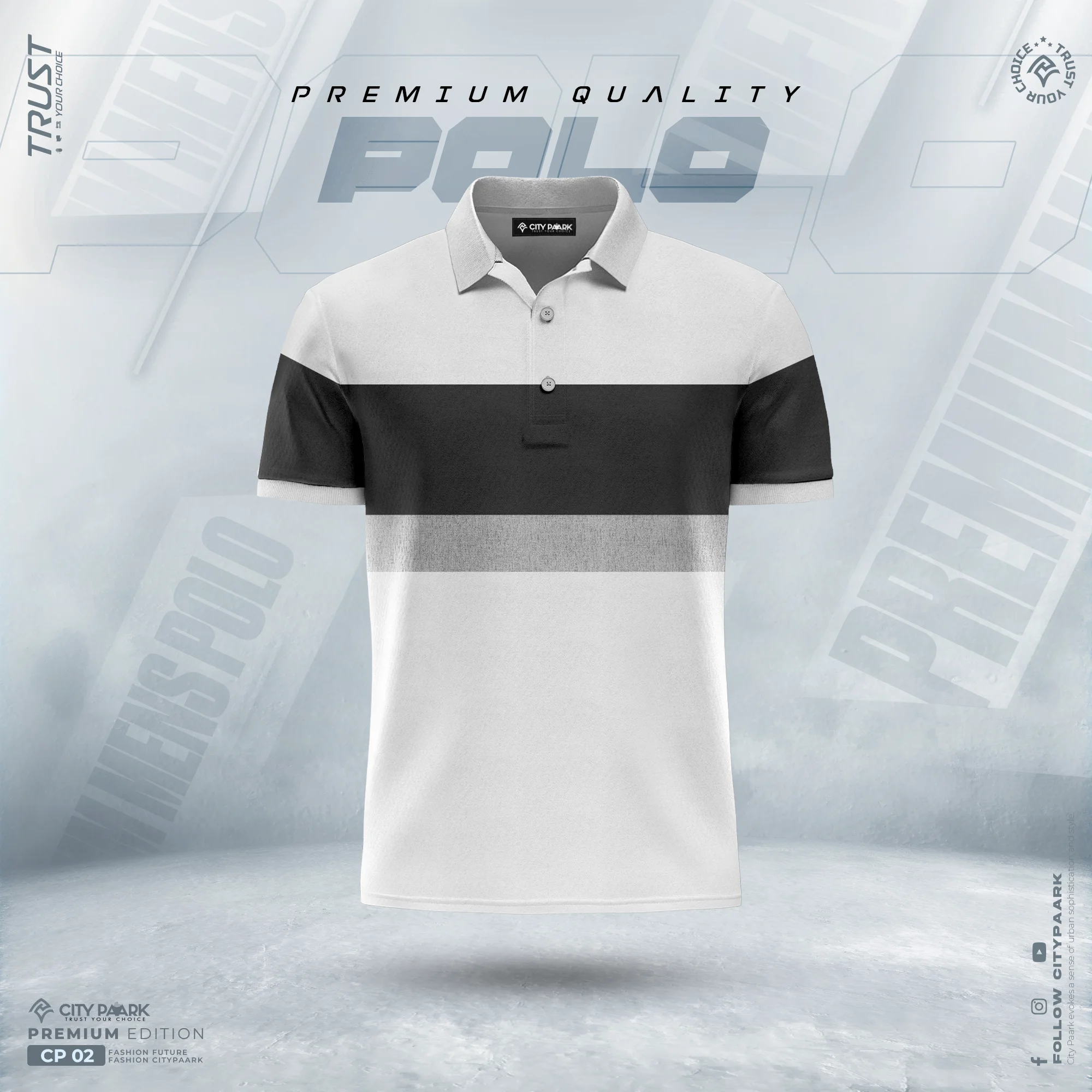 Premium Contrast Polo Shirt For Men – CP 02