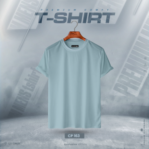 Premium T-Shirt For Men – CP 163 Sky Blue
